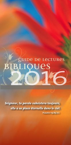 Guide de lectures 2016