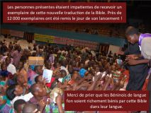 Bénin, bible en langue fon